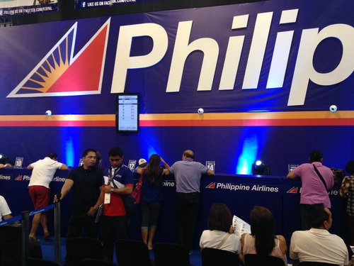 Philippine Airlines uses QueueRite System at the Travel Madness Expo 2014 at SMX